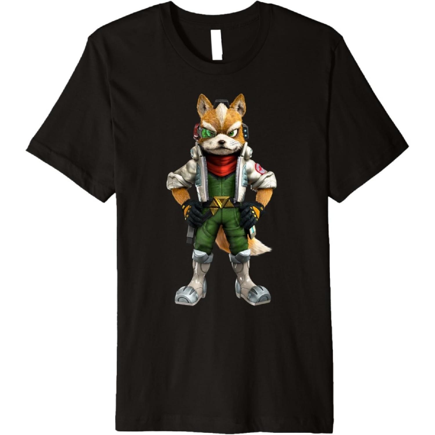 3D Постер Fox McCloud Премиум Футболка S чёрный
