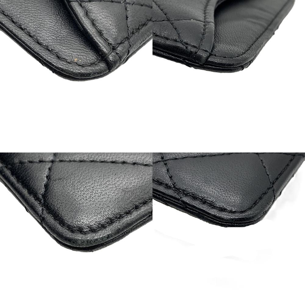 Used CHANELCard Case lambskin Women