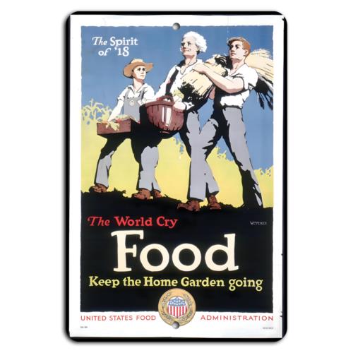 Spirit of Keep the Home Garden GrowingAluminumtin sign 20x30cm(7.8x11.8inch)