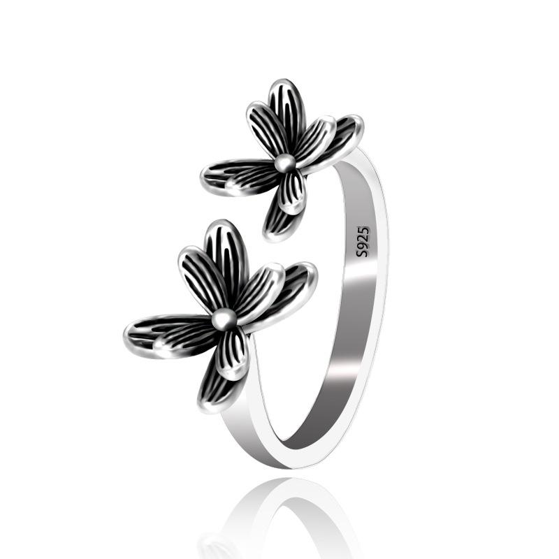 Opening Vintage Ring Female Simple Cold Wind Adjustable Index Finger Ring Small Fresh Personalized Finger Ring