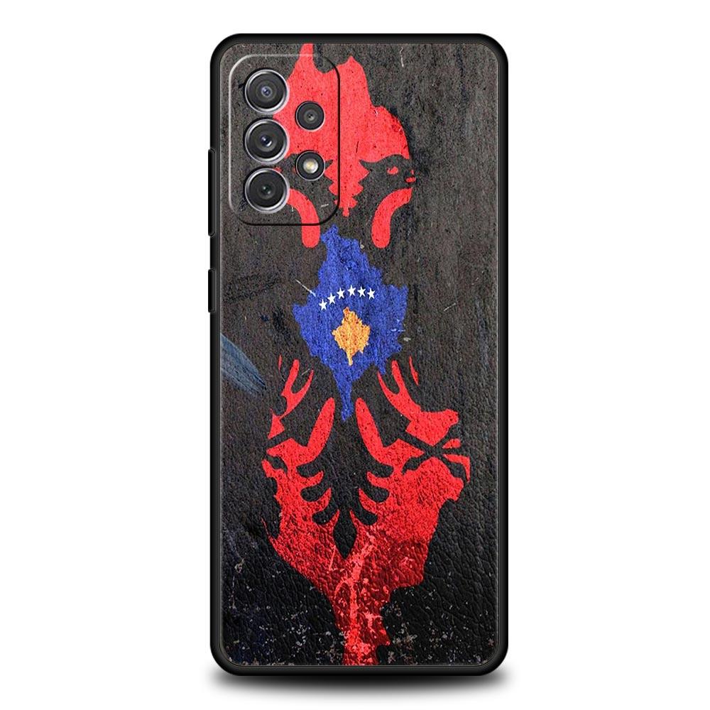 Albanien Albaner Flagge Handyhülle Für Samsung Galaxy A13 A51 A71 A41 A31 A21S A11 A03S A12 A32 A52 A22 A23 A33 A53 A73 5G Hülle