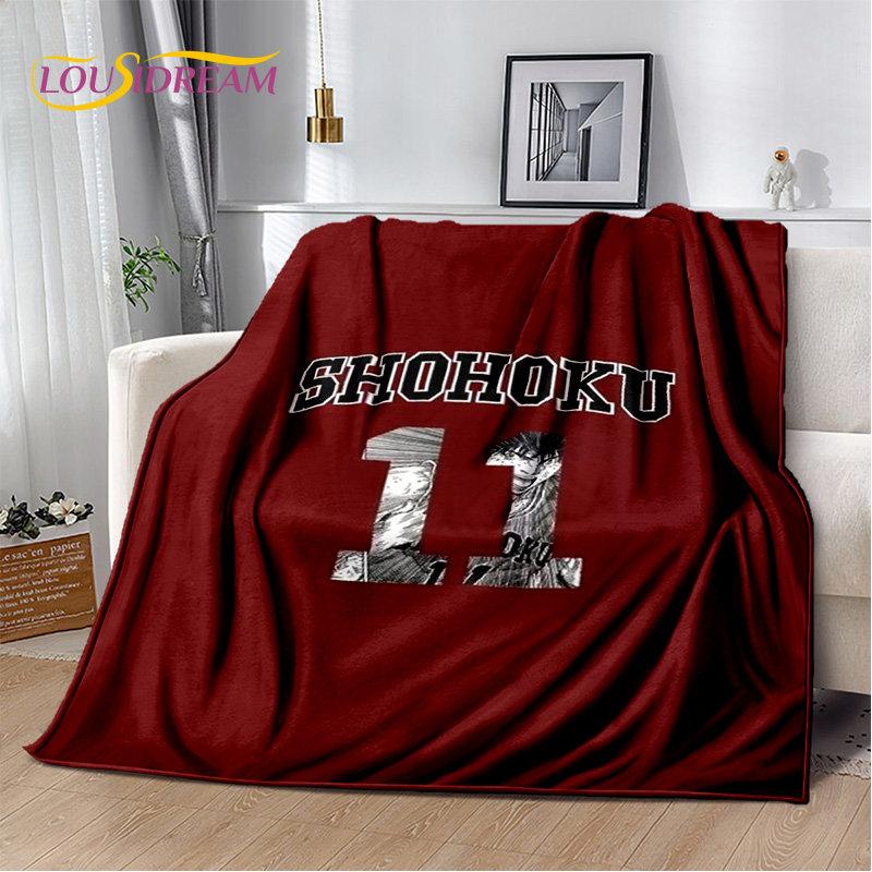 Kuroko's Basketball Anime Cartoon Soft Plush Blanket,Flannel Blanket Throw Blanket for Living Room Bedroom Bed Sofa Picnic Cove