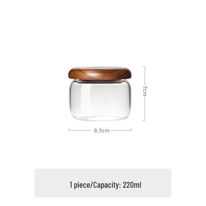 Food Grade Small Round Glass Sealed Jar