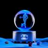 Durant Crystal Moon Music Box Night Light Ornament