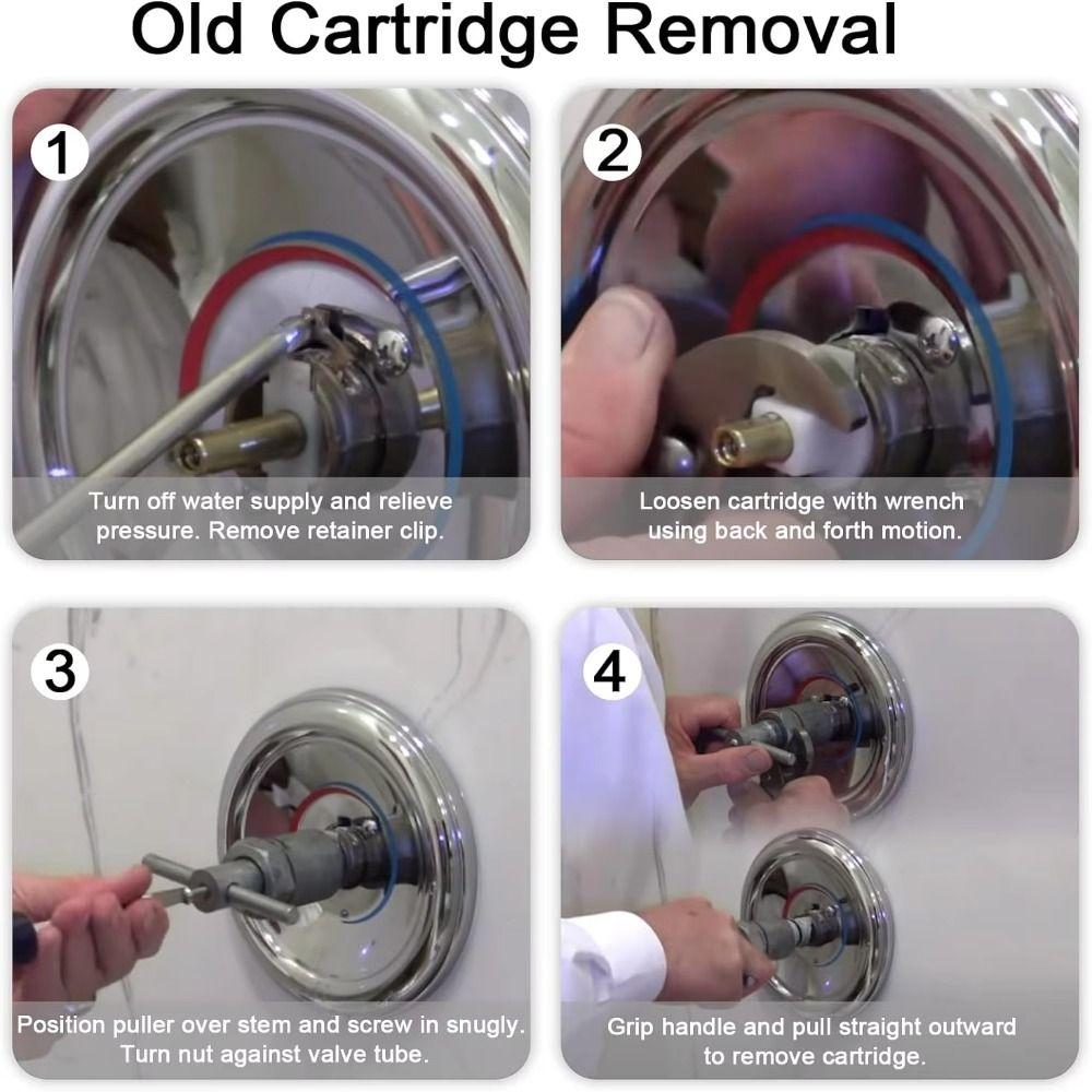 Professional Faucet Cartridge Puller Single Handle Bathroom Faucet Wrench  Hand Tool