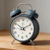 Creative Multi-color Metal Alarm Clock Japanese High-volume Quartz Table Clock Silent Sweeping Second Decorative Watch Get Up