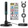 2025 Suction cup TV antenna 4k, 720P, 1080i, 1080P indoor and outdoor digital TV antenna DTMB antenna HDTV antenna