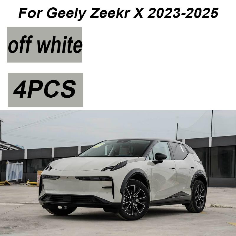 4 Stück lackiert für Geely Zeekr X 2025 Zubehör 2024 Auto Frontschmutzfänger Spritzschutz Hinterkotflügel Räder Autozubehör
