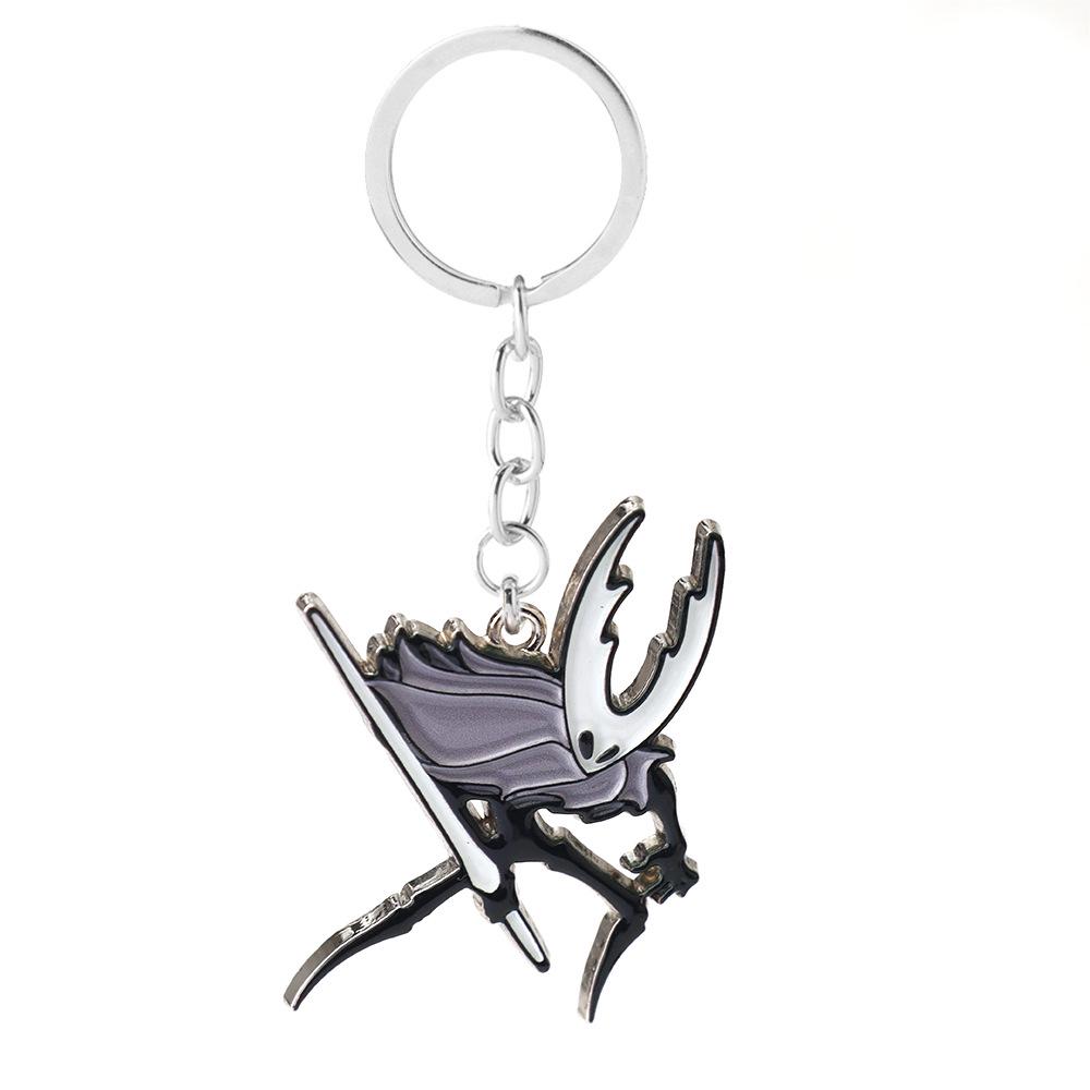 Hollow Knight Keychain Pendant Necklace - Protagonist Design