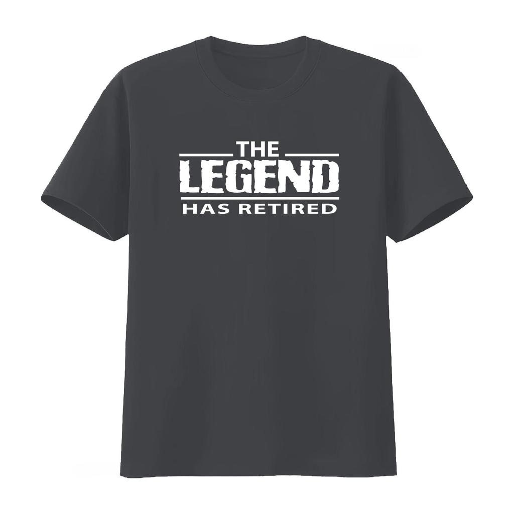 RetireUnisext T Shirt Unisex Funny Pension Birthday 65th 68th The LEGEND Has Retired Vintage Streetwear Unisex Women 2026 Summer T Shirt