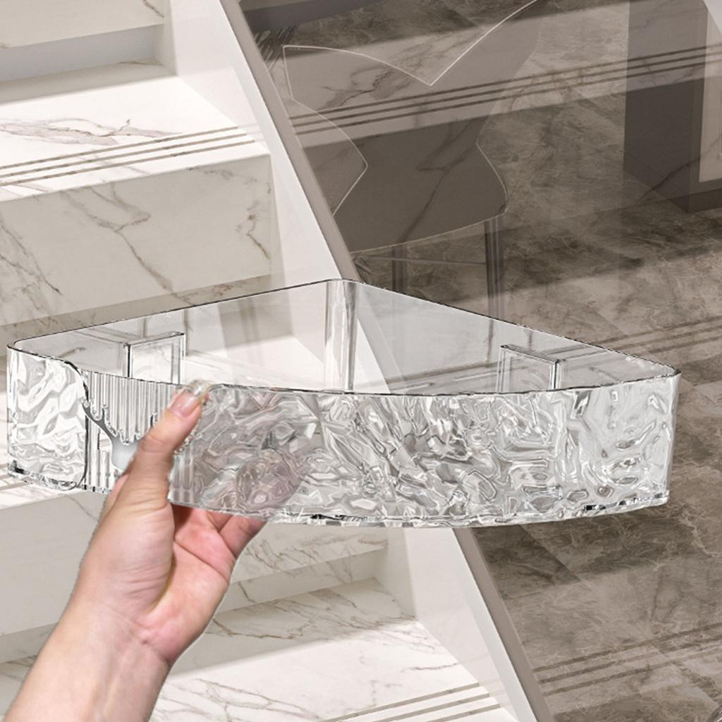 Wall Mount Corner Shelf Multipurpose Modern Exquisite Space Saving Corner Floating Shelf for