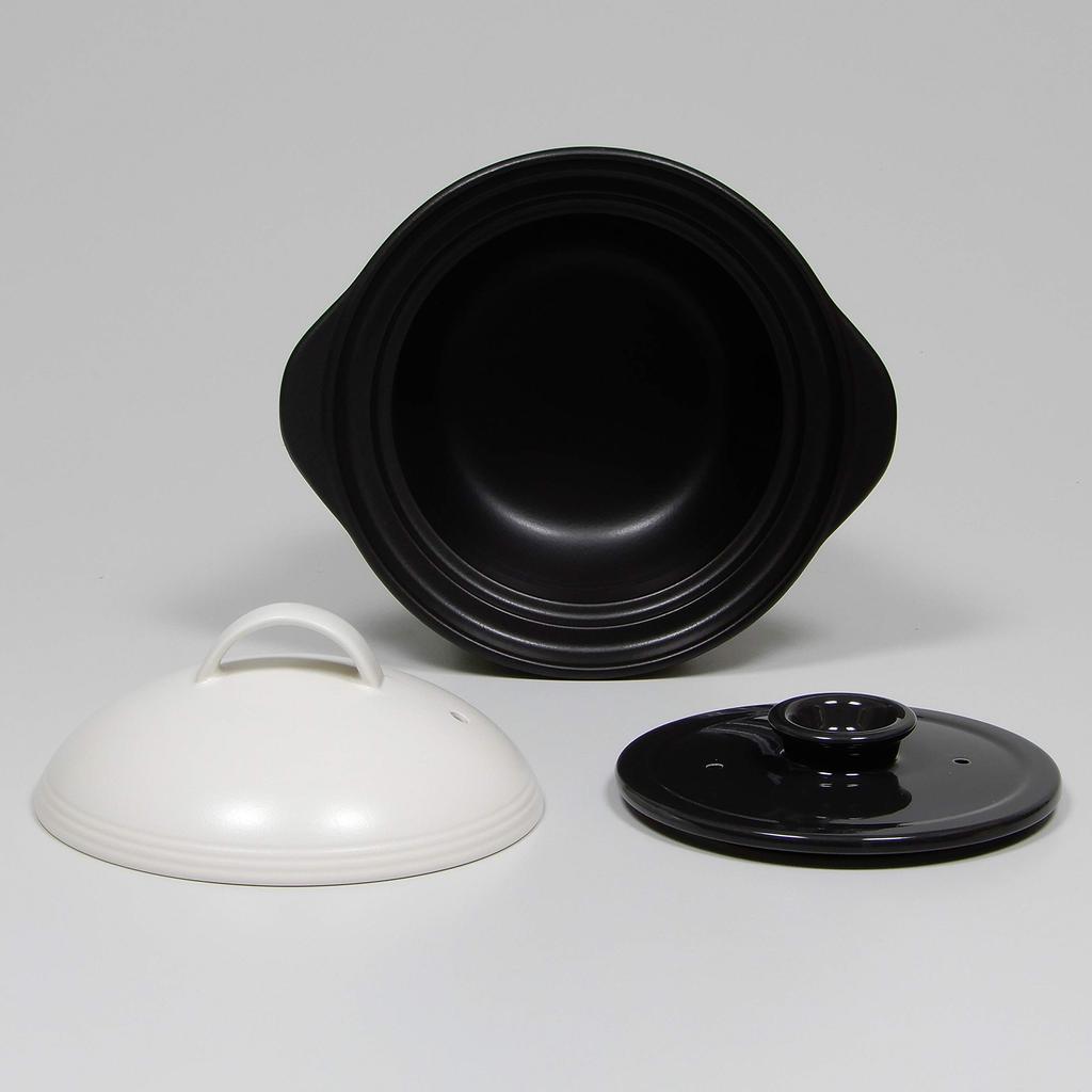 Oală de Orez TAMAKI Fierbător 5 Minute Alb x Adâncime x Înălțime Interior x Înălțime cuptor gaz halogen sigur pentru mașina de spălat vase T Total/Diametru 23.4cm 20.0cm 17.2cm