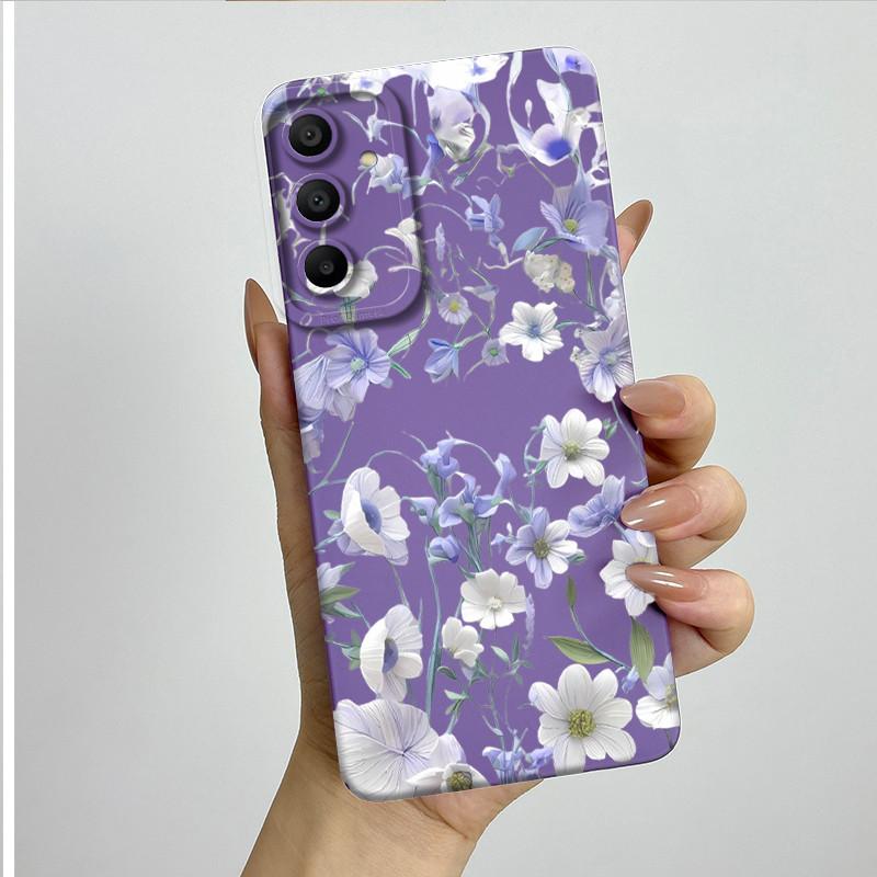 Sweet Soft Phone Case for Samsung Galaxy A15 A155 A156 4G 5G Fashion Cool Painted Cases Protection Back Cover Accessories Casing