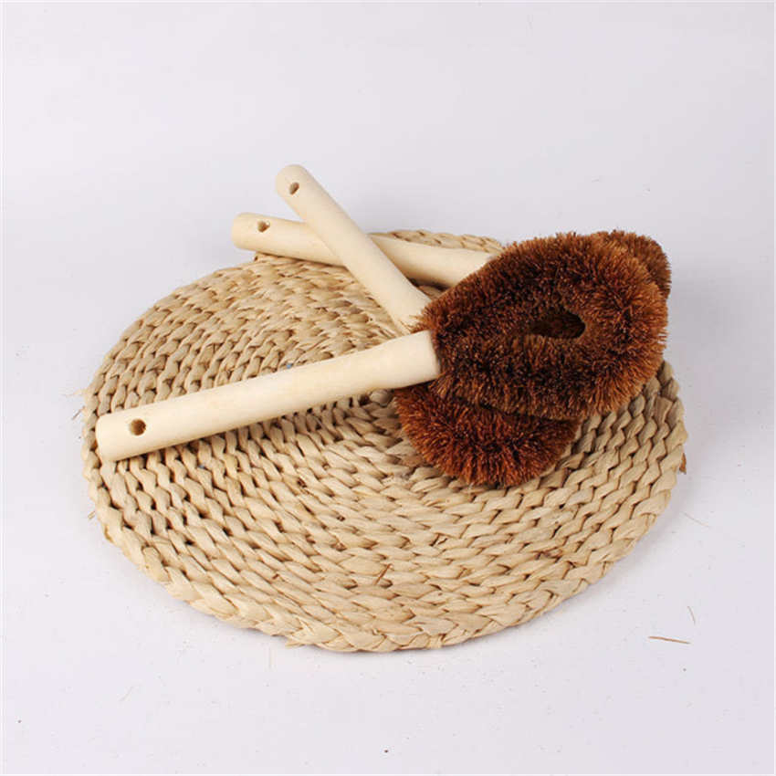 Topfbürste aus Kokosfaser – Antihaft-Küchenwerkzeug für ölfreies Kochen und Reinigen von Kochgeschirr