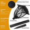 4PCS LED Solar Lawn Lights Outdoor IP44 Waterproof Garden Lamp for Walkway Path Villa Yard Driveway Landscape Decor Lighting