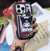 Kuromi Stand Phone Case for Apple 11 - Black