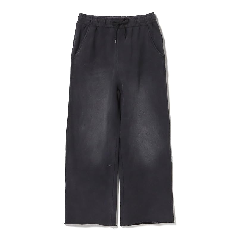 [Beams Heart] Pants GMS Wide Straight Cotton Urake Men's BLACK L