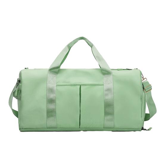 Women s Gym Bag Large Capacity Duffle Bag with Shoe Compartment Waterproof Yoga зелёный