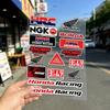 Laser For Honda Reflective Motorcycle Stickers, 3M Safety Warning At Night In The Dark Scooter Helmets VF7