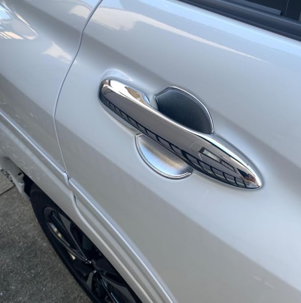 MEKOMEKO Door Handle Covers for New Corolla Cross Door Knob Door Panel Garnish Exterior Scratch ABS Set Compatible with New Corolla Cross 2021 May