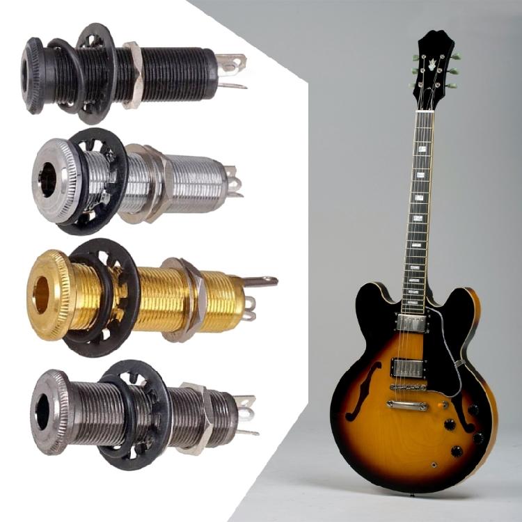 Cylinder Guitar Input Output Jacks Guitar Accessory Guitar Barrels Jacks