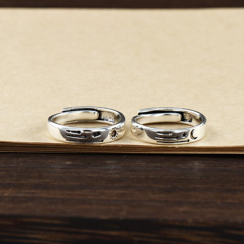 Personality Geometric Korean Women Open Ring Couple Ring Finger Rings Fashion Jewelry