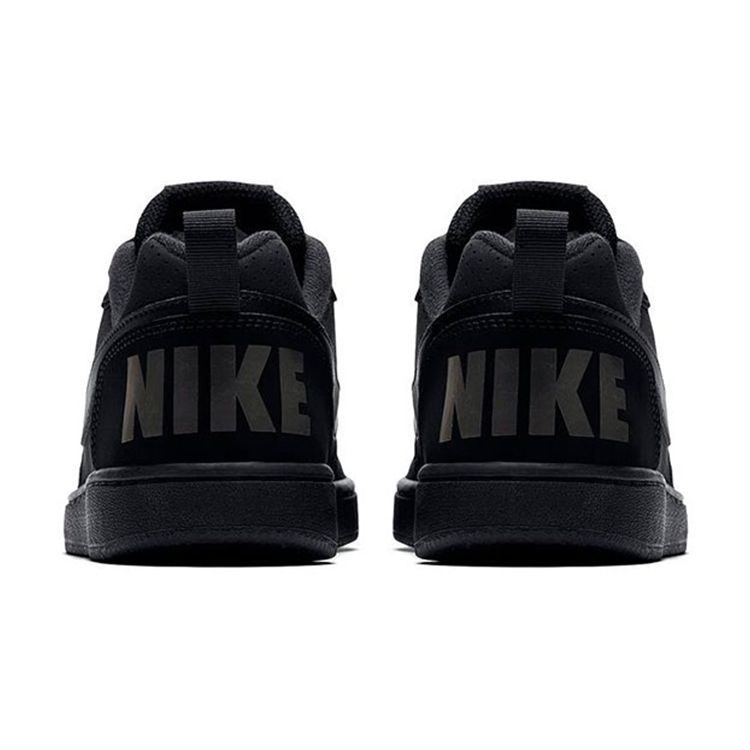 Nike Court Borough Low Gs Triple Black 839985-001