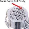 Kitchen Gadgets Garlic Press Stainless Steel Garlic Mincer Garlic Peeler and Cleaning Brush Ginger Peeler Household Tools