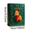 Christmas Advent Capybara 2D Acrylic Decoration 24 Days Holiday Capybara Ornament Countdown Calendar for Home Christmas Tree Car