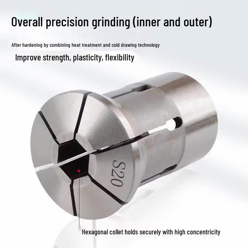 Rongyu S24 CNC Lathe Hexagonal Through-Hole Chuck