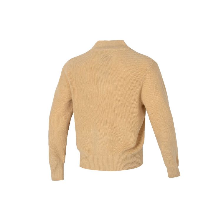 Nike Solid Color Loose-Fit Sport Casual Knit Pullover Long Sleeve Sweater Men Tops Ginger FN3119-252