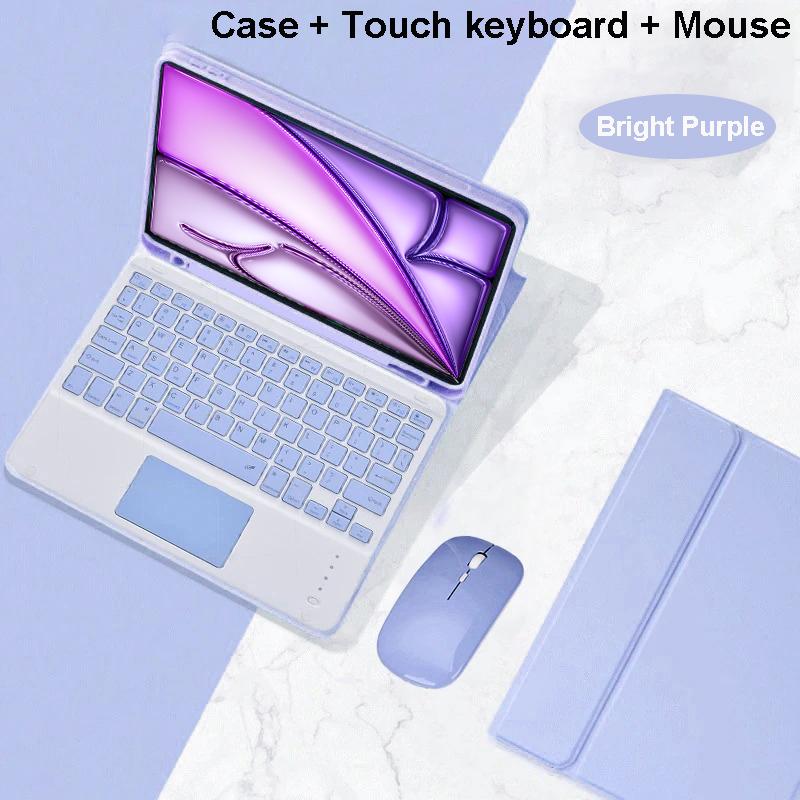Case for iPad Air 11 Inch (M2) (M3) ,Bluetooth Keyboard Cover for iPad Air 4th 5th 10.9-inch