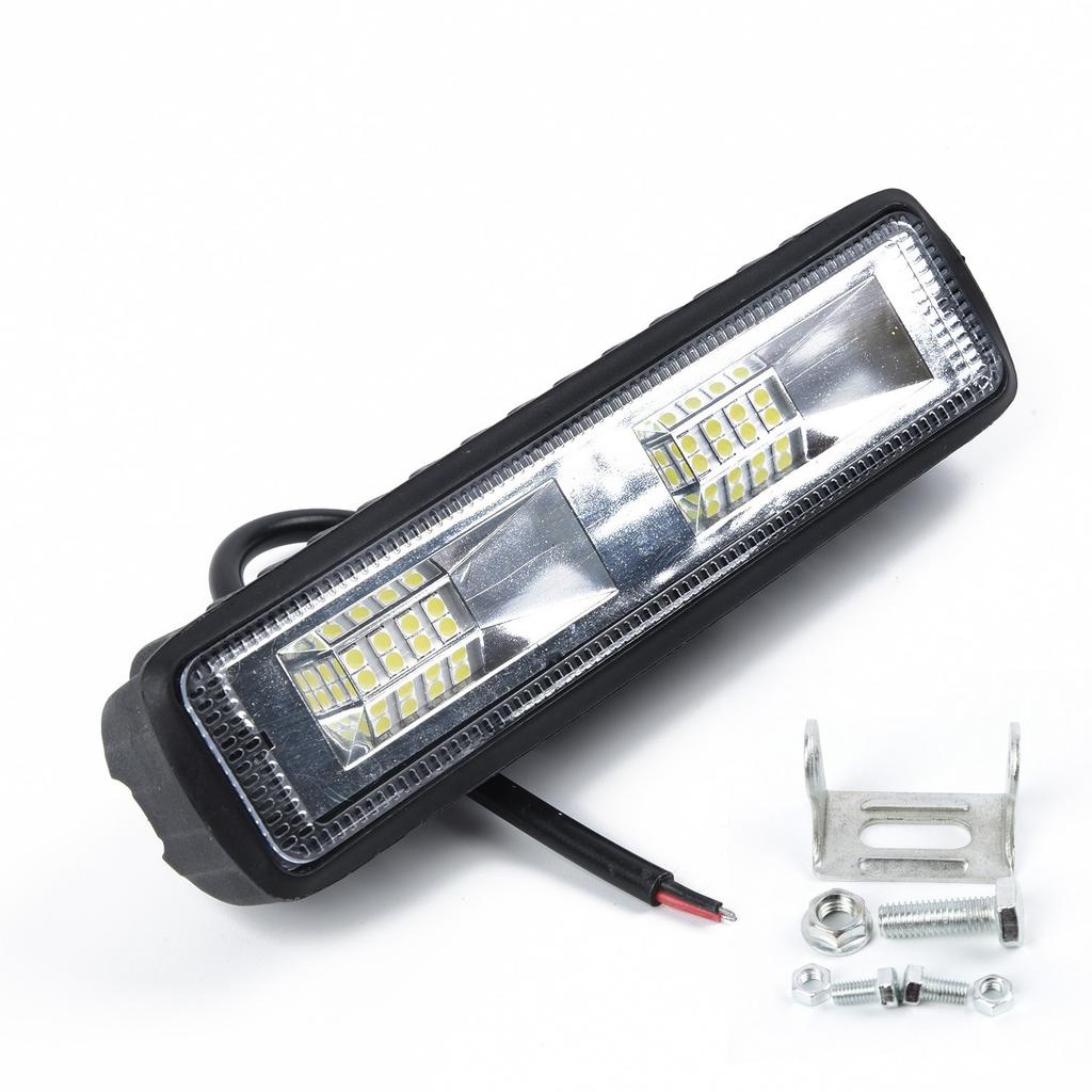 2Pcs 48W 16 LED Work Light Flood Beam Bar Car SUV OffRoad Driving Fog Lamps