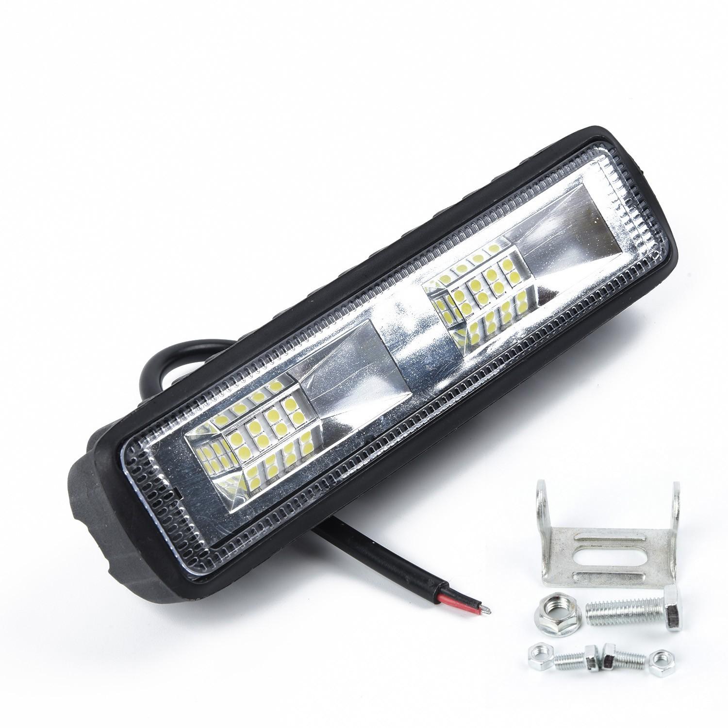 

2Pcs 48W 16 LED Work Light Flood Beam Bar Car SUV OffRoad Driving Fog Lamps