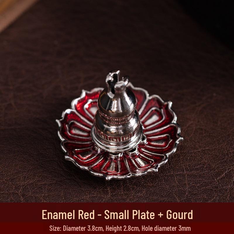 Kodo Multi-Hole Gourd & Water Drop Incense Holders: Turtle, Zen Lotus, Dragon Soaring Designs