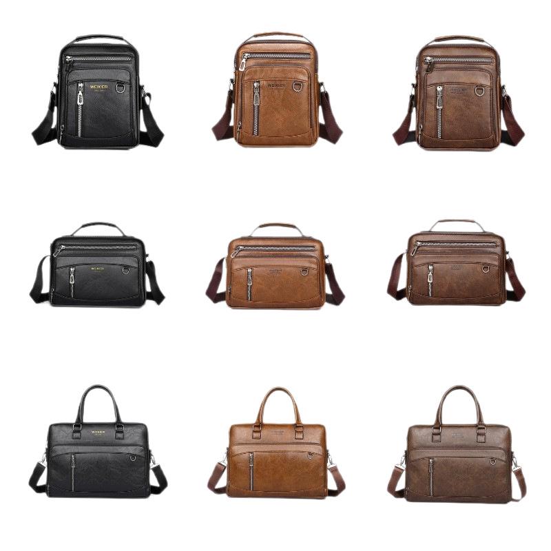 Men's Large Capacity Business Casual Commuter Crossbody Bag