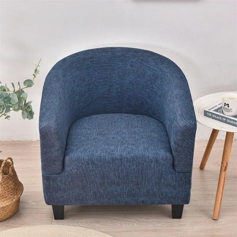 Floral Club Bath Tub Chair Cover Spandex Single Armchairs Cover Stretch Sofa Couch Slipcover for Living Room Furniture Protector