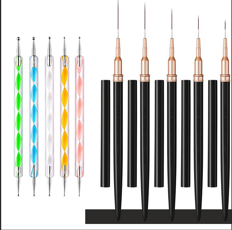 Double-Headed Nail Art Dotting Pen Tool