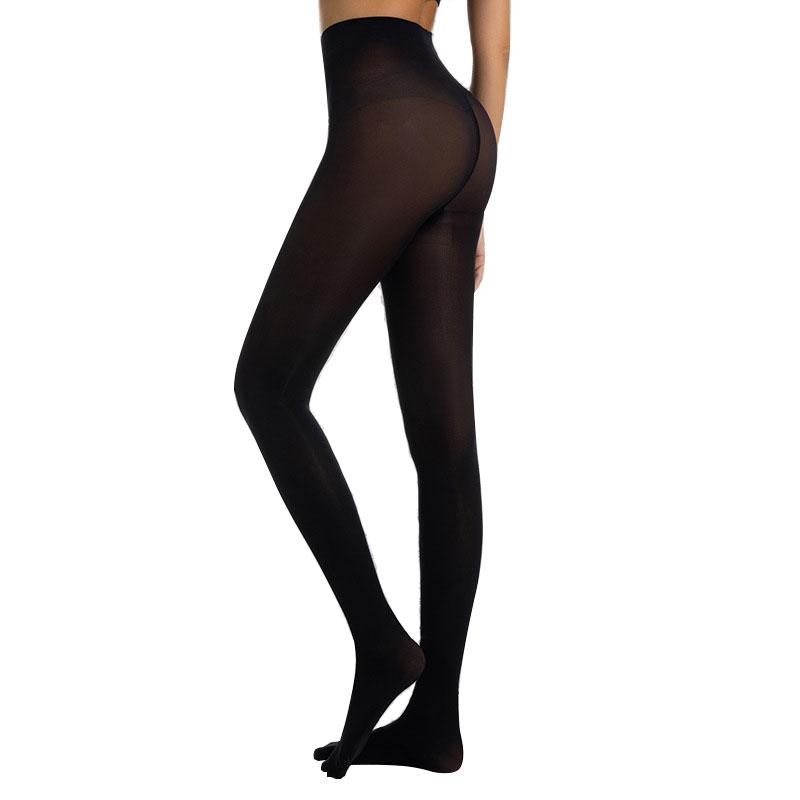 40D Coffee Brown S M L Xl Yoga Practice Pantyhose Women Thicken Ultra Shimmery Stretch Wrap Feet Silk Shaping Stockings Tights L