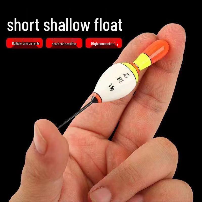 Stream Small Objects: Speckled White Stone Striped Ice Fishing Float Tackle Accessories