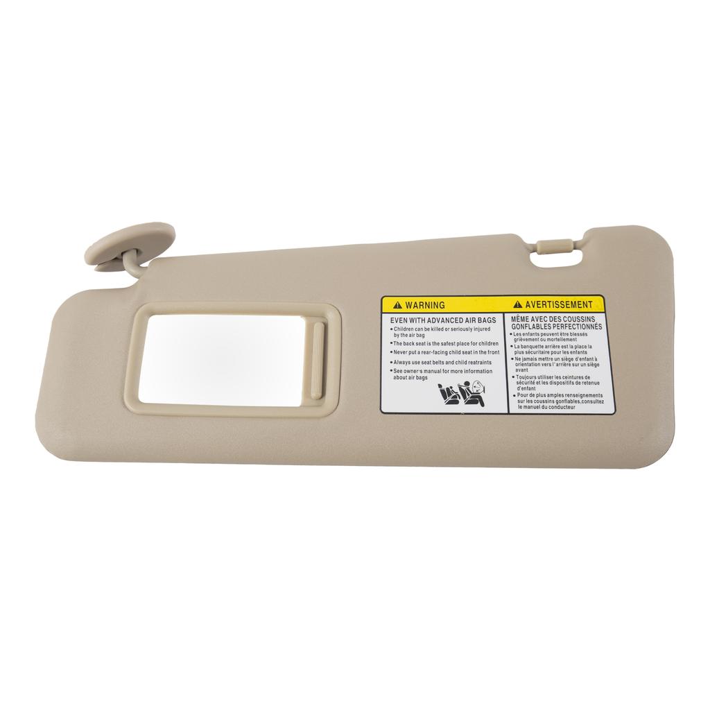 Car Sun Visor Fit For Toyota Highlander 2008-2013 with Vanity Mirror Cover Plate for Blocking Sunlight 74320-48500-B0