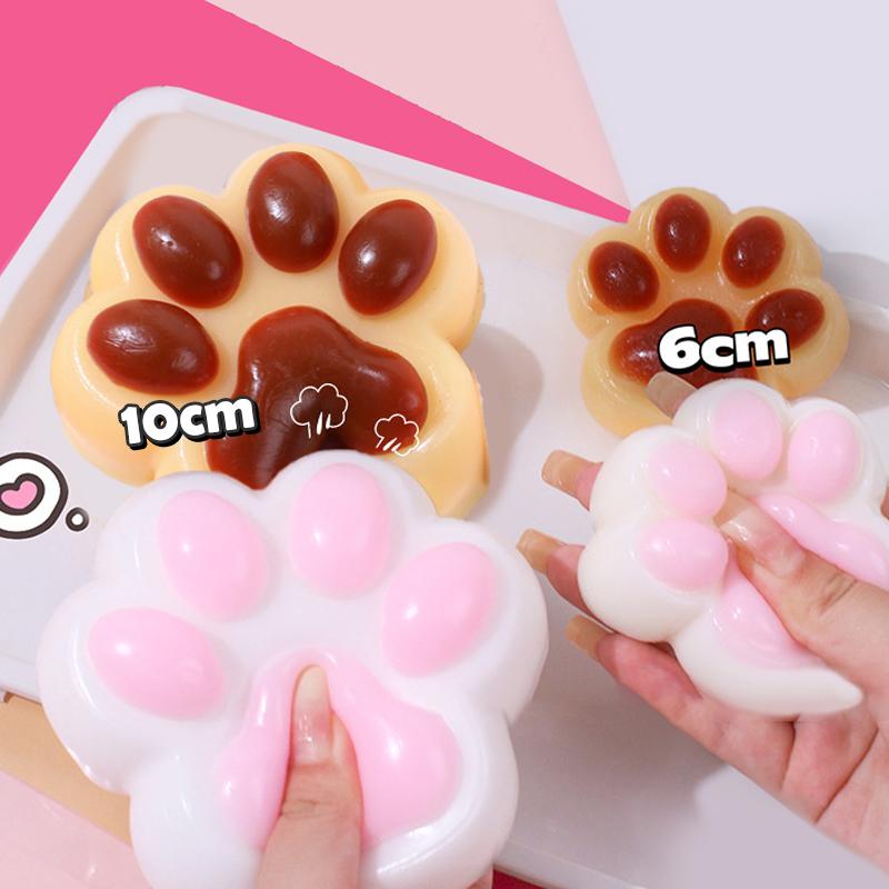 10cm Velké Měkké Kočičí Tlapky Mačkací Hračky na Uvolnění Stresu Dekompresní Hračky Pomalý Návrat Fidget Hračka Dětské Dárky