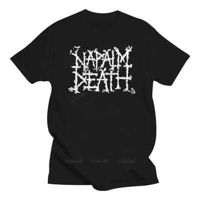 Printed T-shirt With The Logo Of Napalm Death Band