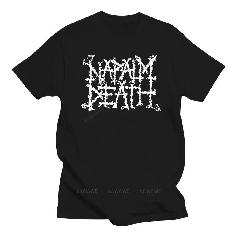 Camiseta Estampada Con El Logo De Napalm Death Band S