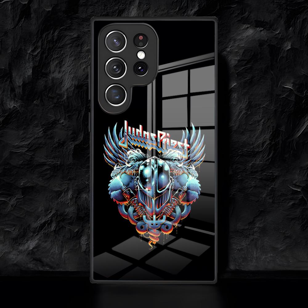 Band J-Judas P-Priest Phone Case For Samsung S26 S25 Edge Ultra 24 23 22 21 Ultra Plus Fe A55 56 15 4G 5GGlass Cover