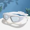 High-Definition Anti-Fog Swimming Goggles for Adults - Large Frame, Flat Lens