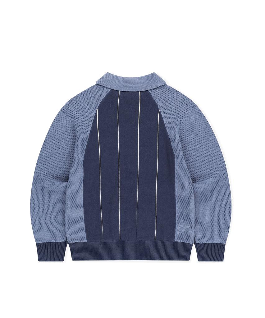 Sun Love Script Knit Jersey Navy