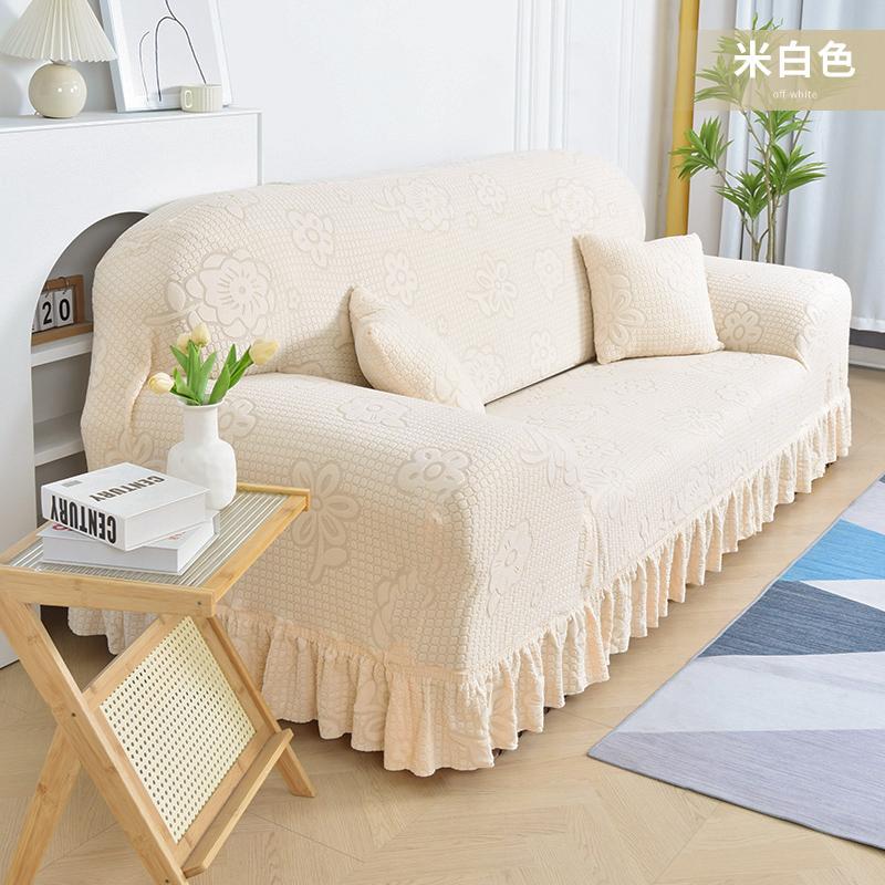 Old Fashioned Sofa Cover All Inclusive Universal Cover Thickened Four Seasons Universal Type One Two and Three Groups Anti Cat Scratch