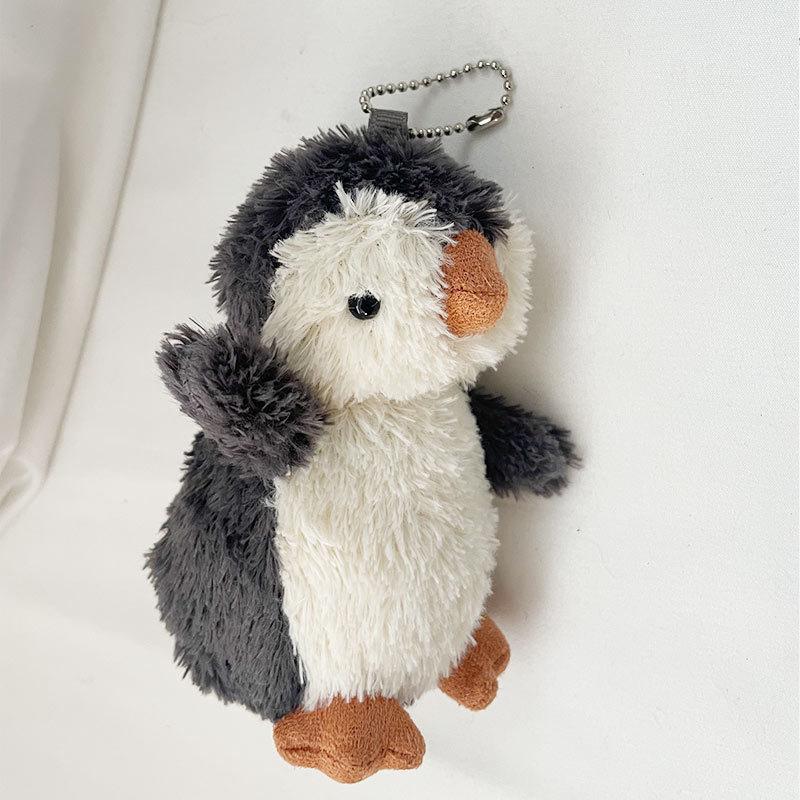 Cute Plush Little Penguin Penguin School Bag Pendant Cute Plush Doll Creative Female Keychain Pendant