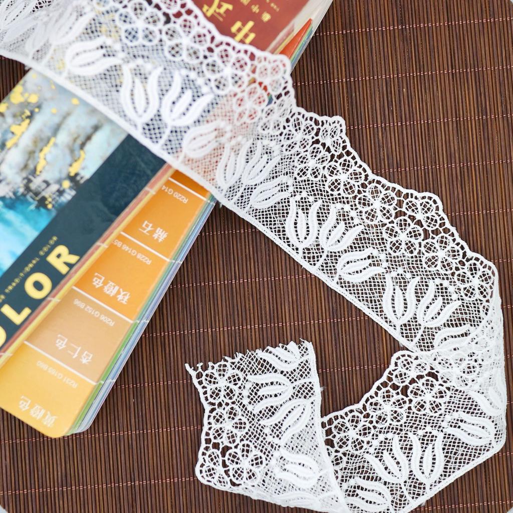 Decorative Lace On Clothes Lace Accessories Width 5.5Cm Water Soluble Embroidery Milk Silk Clothing Decorative Accessories